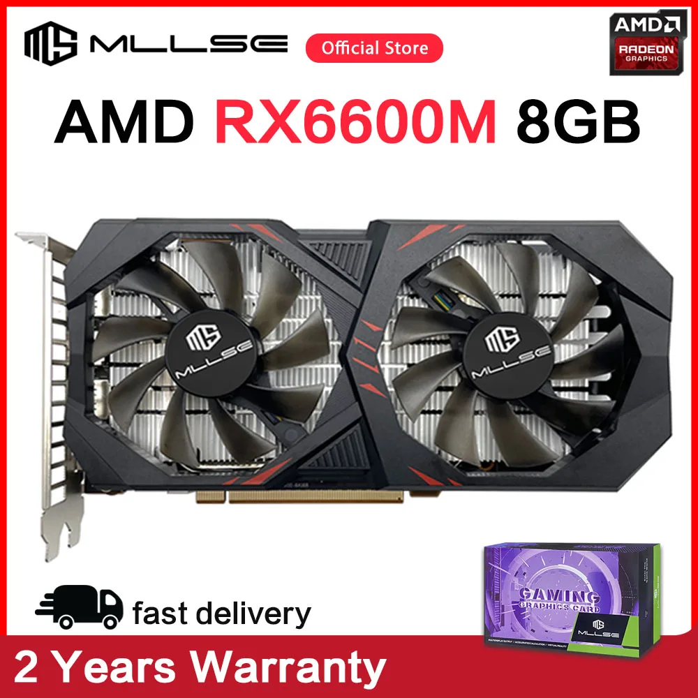 

MLLSE AMD Radeon RX 6600M 8GB Game Graphics Card GDDR6 128Bit 7nm Video card Support Desktop CPU placa de video rx6600m 8g