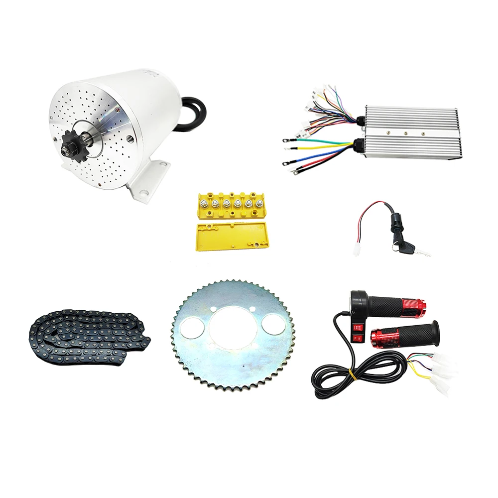 

Electric Scooter 72V 3000W DC Motor Kit Brushless BLDC Controller For E-Scooter E-Bike E-Car Tricycle Engine