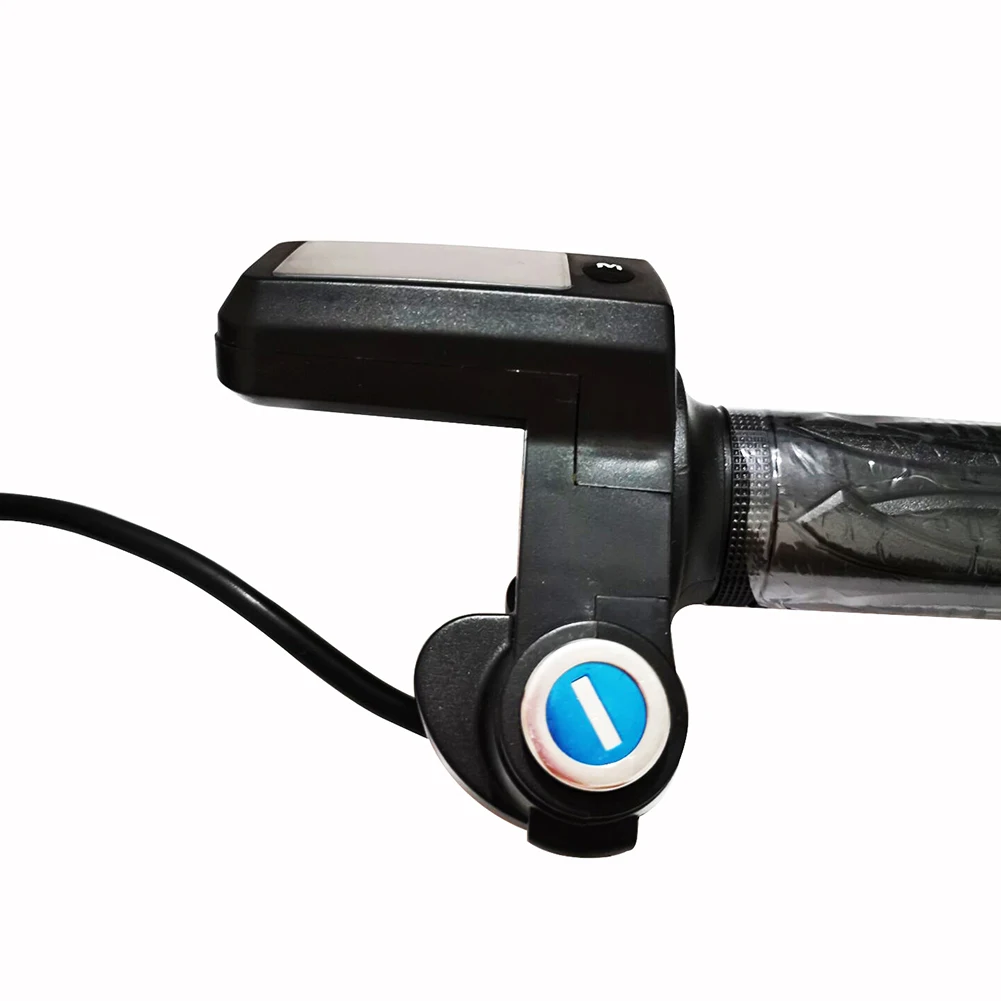

Durable Throttle Grip Handlebar Digital Meter E-Bike Electric Scooter LED Display Waterproof Anti-skid Holding