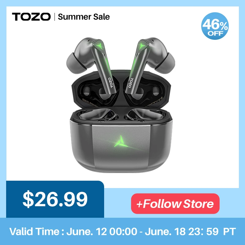 ΠΠ΅ΡΠΏΡΠΎΠ²ΠΎΠ΄Π½ΡΠ΅ Π½Π°ΡΡΠ½ΠΈΠΊΠΈ TOZO G1, Bluetooth-Π½Π°ΡΡΠ½ΠΈΠΊΠΈ Ρ ΠΈΠ³ΡΠΎΠ²ΡΠΌ ΡΠ΅ΠΆΠΈΠΌΠΎΠΌ, 45 ΠΌΡ, Ρ ΠΎΡΠ΅Π½Ρ Π½ΠΈΠ·ΠΊΠΎΠΉ Π·Π°Π΄Π΅ΡΠΆΠΊΠΎΠΉ, ΡΠΏΠ΅ΡΠΈΠ°Π»ΡΠ½ΠΎ ΡΠ°Π·ΡΠ°Π±ΠΎΡΠ°Π½Π½ΡΠ΅ Π΄Π»Ρ ΠΈΠ³ΡΠΎΠΊΠΎΠ², Π²ΡΠ΅ΠΌΡ ΡΠ°Π±ΠΎΡΡ 36 ΡΠ°ΡΠΎΠ² ΠΠ΅ΡΠΏΡΠΎΠ²ΠΎΠ΄Π½ΡΠ΅ Π½Π°ΡΡΠ½ΠΈΠΊΠΈ TOZO G1, Bluetooth-Π½Π°ΡΡΠ½ΠΈΠΊΠΈ Ρ ΠΈΠ³ΡΠΎΠ²ΡΠΌ ΡΠ΅ΠΆΠΈΠΌΠΎΠΌ, 45 ΠΌΡ, Ρ ΠΎΡΠ΅Π½Ρ Π½ΠΈΠ·ΠΊΠΎΠΉ Π·Π°Π΄Π΅ΡΠΆΠΊΠΎΠΉ, ΡΠΏΠ΅ΡΠΈΠ°Π»ΡΠ½ΠΎ ΡΠ°Π·ΡΠ°Π±ΠΎΡΠ°Π½Π½ΡΠ΅ Π΄Π»Ρ ΠΈΠ³ΡΠΎΠΊΠΎΠ², Π²ΡΠ΅ΠΌΡ ΡΠ°Π±ΠΎΡΡ 36 ΡΠ°ΡΠΎΠ²