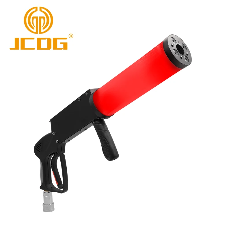Цена JCDG Prop Performance ручной светодиодный Co2 пистолет Cryo Co2 струйный пистолет светящийся сценический пистолет CO2 дым DJ ночные поставки Вечерние