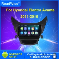 android auto radio multimedia player for hyundai elantra avante i35 2011 2012 2013 2014 2015 2016 4g bt gps dvd 2 din autostereo