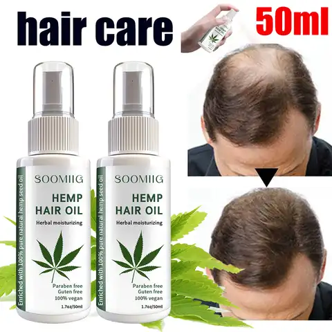 Soomiig 50 мл спрей для роста волос, имбирь для роста волос, эфирное масло для ухода за волосами, спрей для предотвращения выпадения волос, восста...