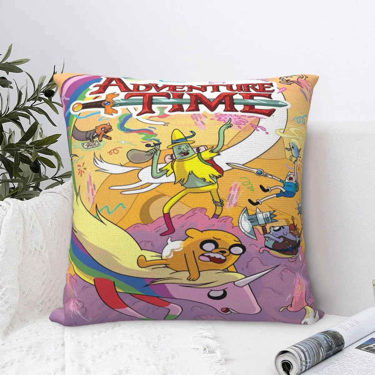 Наволочки Adventures Times Jake The Dog мягкие наволочки для подушек домашний декор на молнии