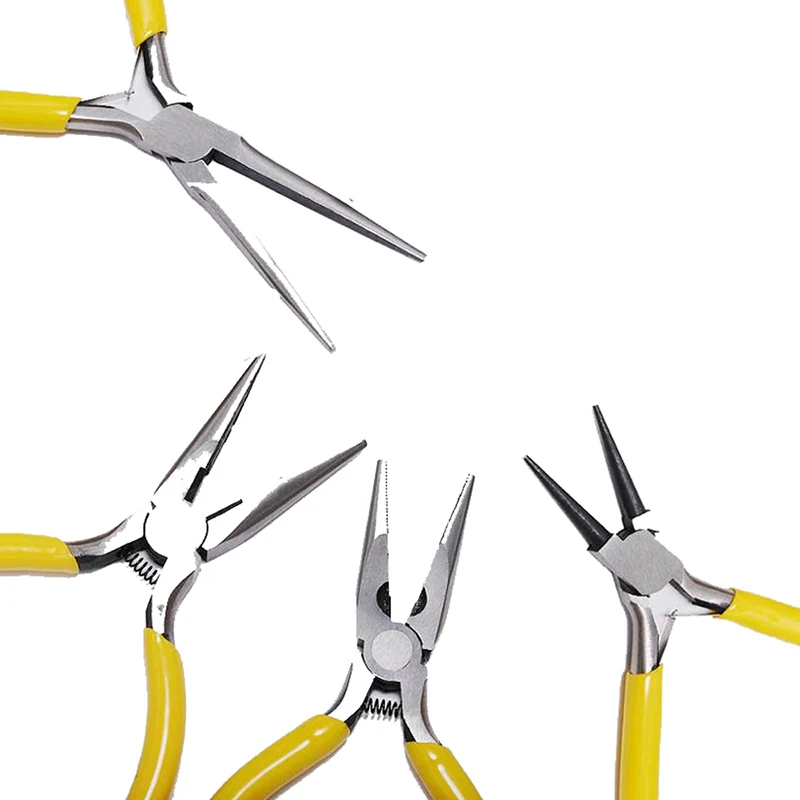 

Needle Nose Pliers Set Straight Bent Tip Mechanic Equipment Hand Tools for Professional Traders and DIYers DIY 3D Model Tool Kit