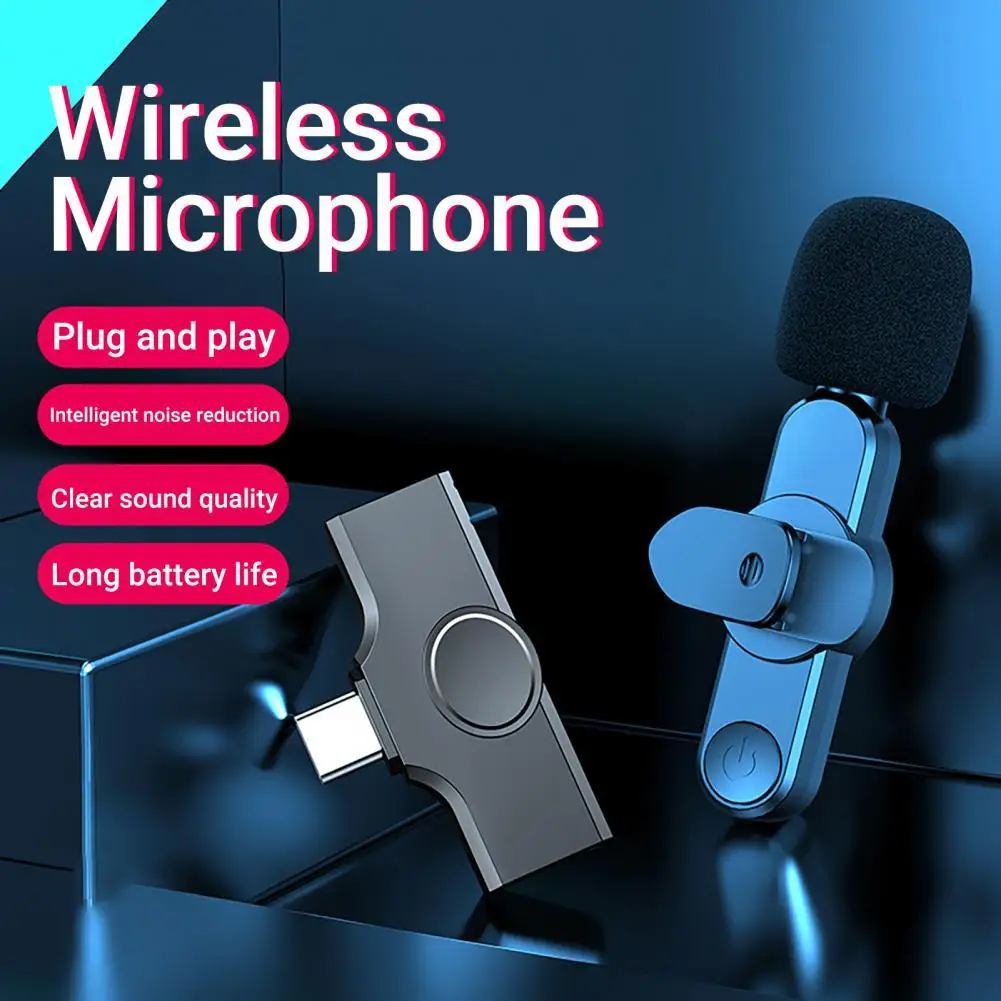 

360 Degree Pickup Black 2.4GHz Video Shooting Microphone for Outdoor