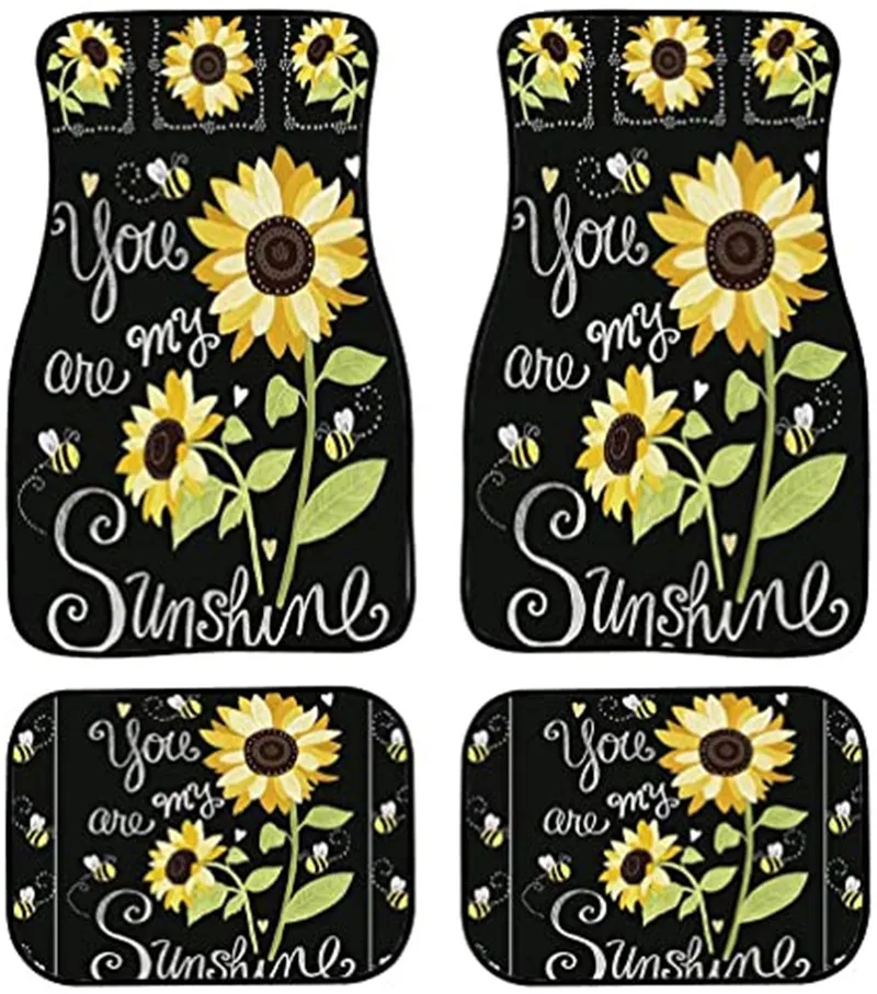 

4 шт., водонепроницаемые коврики для автомобиля, в европейском и американском стиле