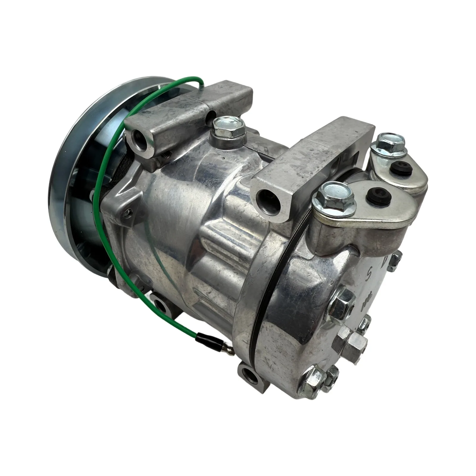 Фото Компрессор кондиционера SD7H15-4499 для тракторов CASE MX230, MX285, STX440, MX210, MX255, STX375 №5