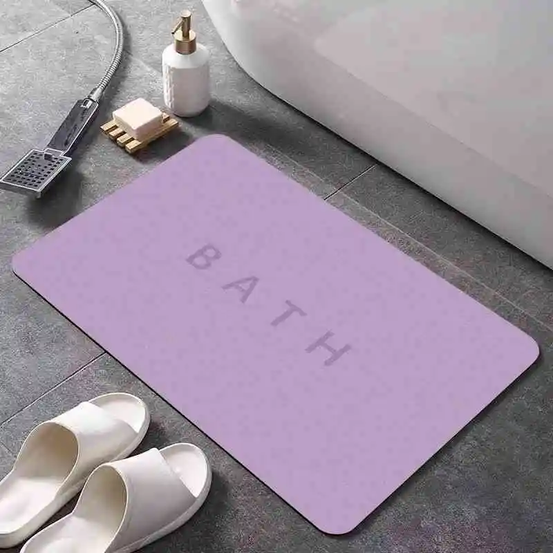 

soft and non slip bathroom floor mats Cartoon carpet