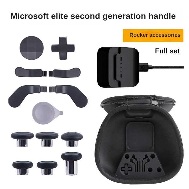 

For Xbox One Elite Controller Series 2 Parts Repair Kit Microsoft Xbox Elite Metal D-Pad Trigger Paddles Replacement Thumbstick