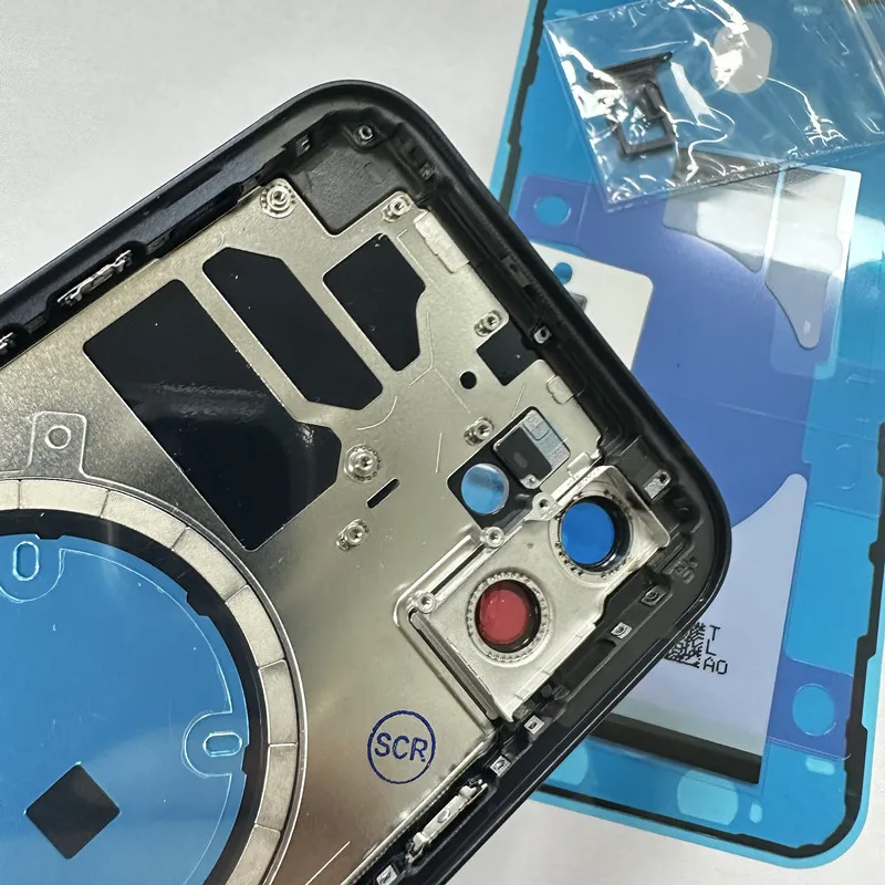 Задняя крышка корпуса для iPhone 12 задняя дверца батарейного отсека заднее стекло
