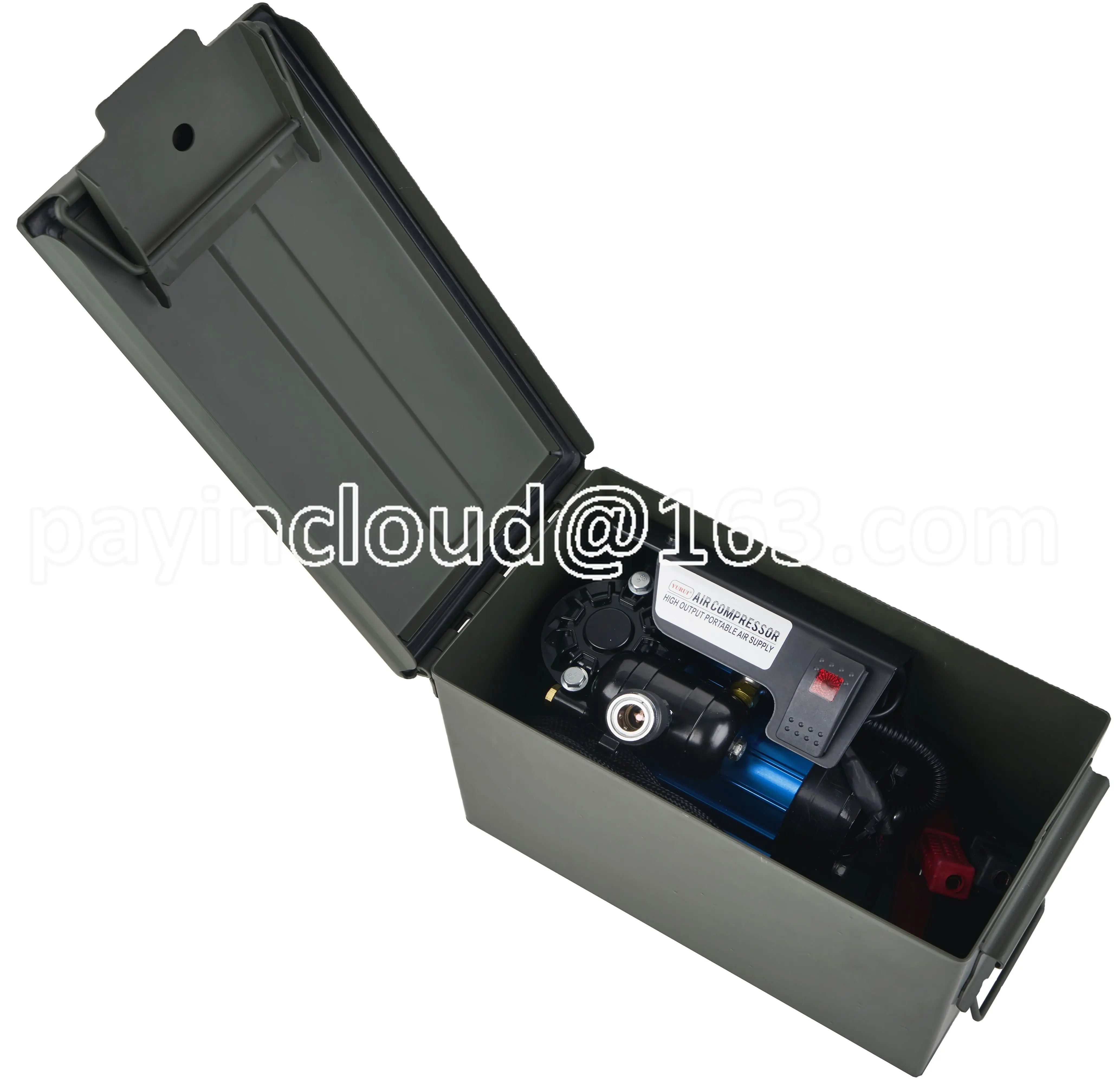Vehicle Truck Tools 4x4 Car Tire Pump Off Road With Plastic Box