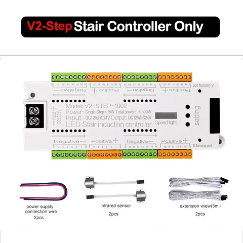 RGB Контроллер для лестничного освещения V2
