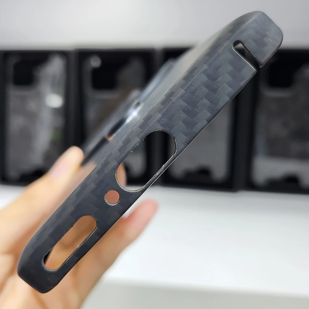 Чехол YTF из углеродного волокна для Xiaomi 13pro магнитный чехол с кронштейном