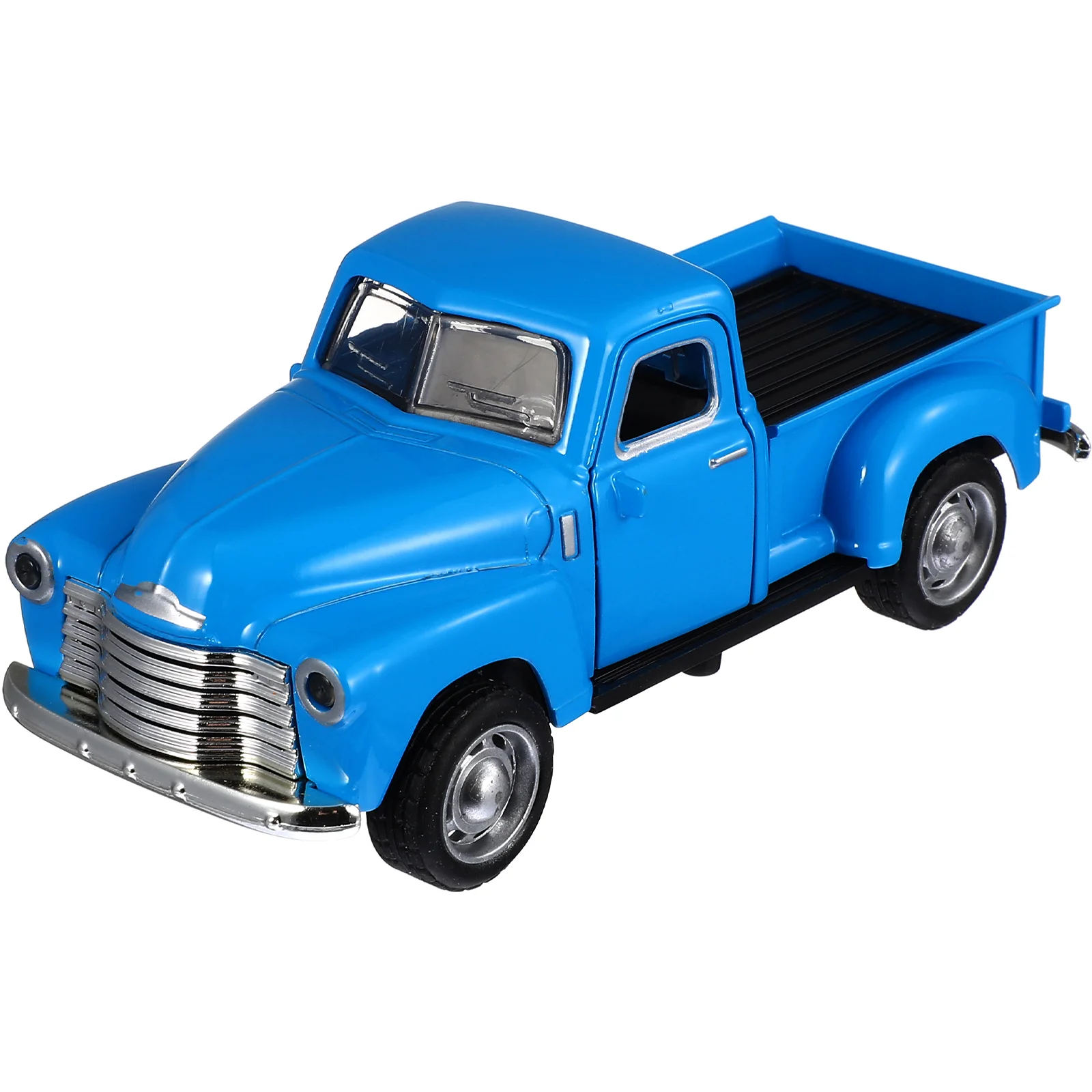 

Truck Toy Model Pickup Vintage Car Trucks Cars Die Cast Simulation Toys Vehicle Pick Metal Up Kids Retro Classic Old Little Blue