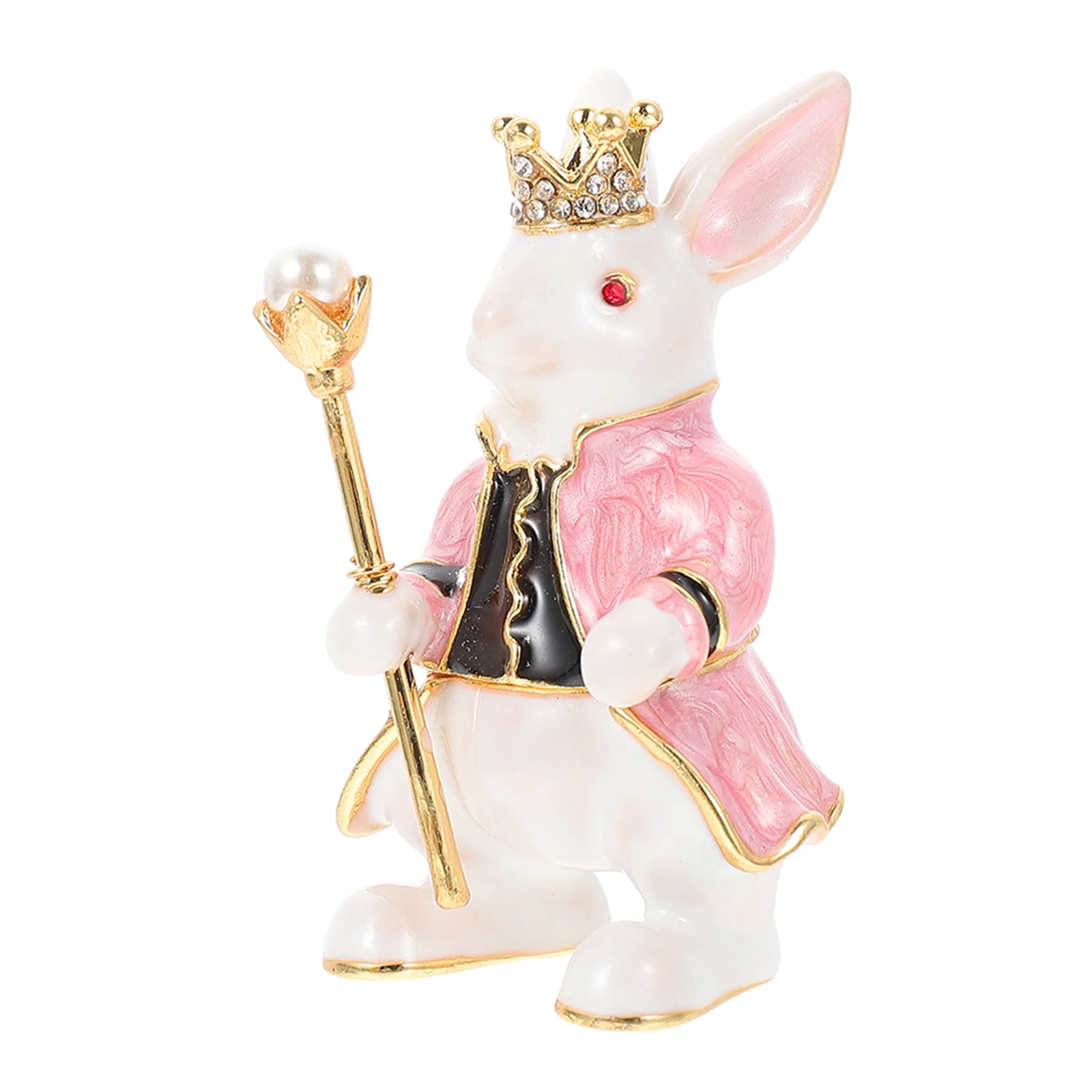 

1Pc Rabbit Statues Storage Box Small Jewelry Storage Box Jewelry Container