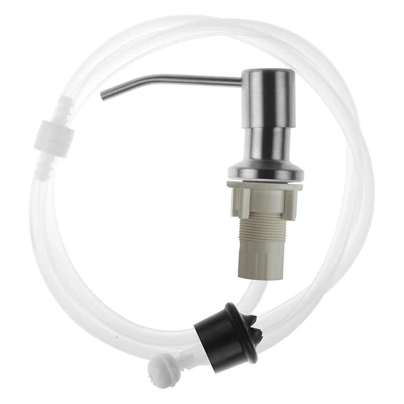 

Soap Dispenser For Kitchen Sink And Tube Set, 47-Inch Tube Is Directly Connected To Teh Soap Bottle