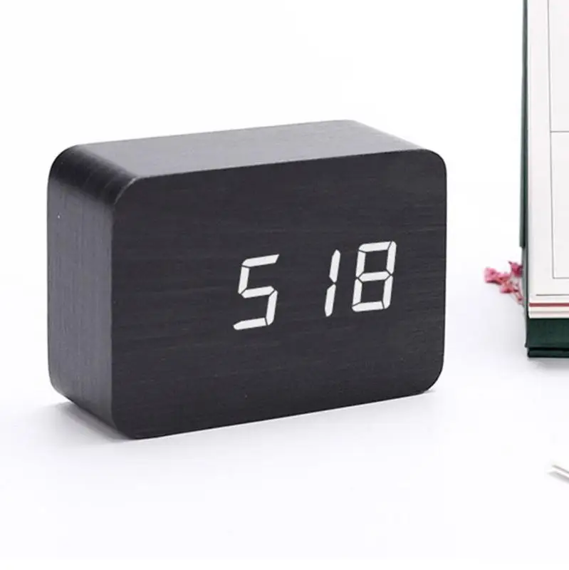 Электронные настольные часы с голосовым управлением USB/AAA