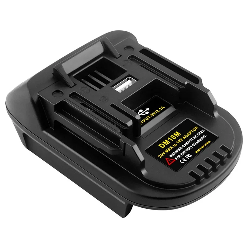 

Dm18M Li-Ion Battery Adapter Converter 20V To 18V Conversion Charger Tool Convert For Milwaukee Makita Model Bl1830 Bl1850