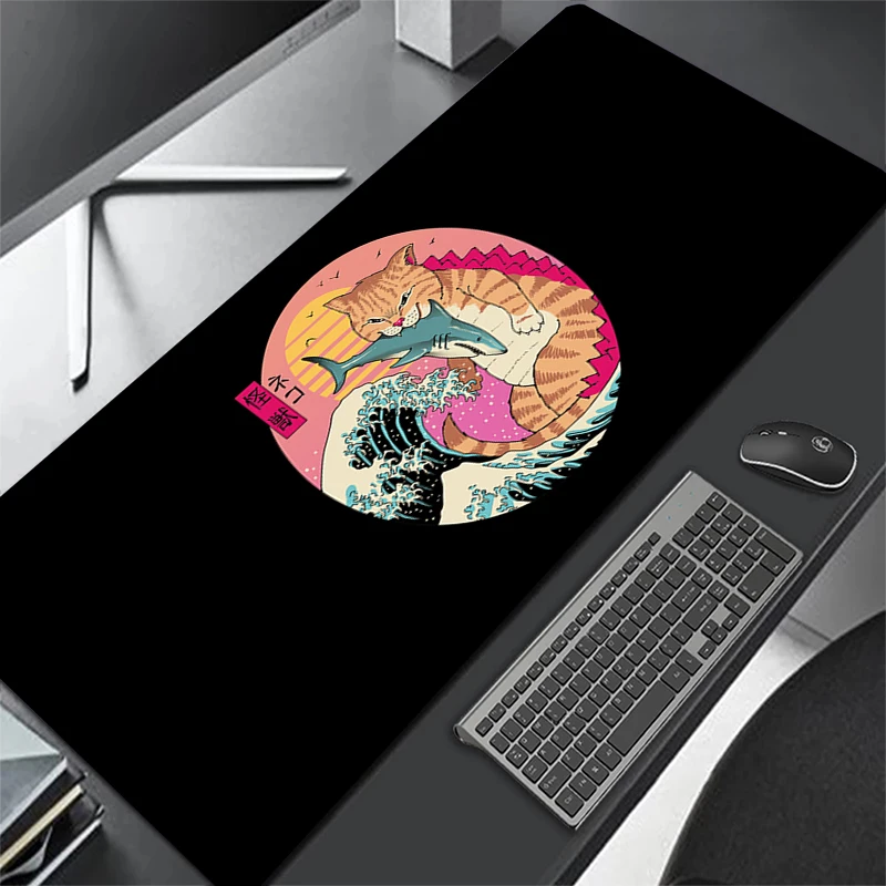 

Big Kawaii Mousepad Cartoon Anime Creative Funny Locking Edge Keyboard Mouse Pad XXL Computer Carpet Gamer Gaming Play Desk Mat