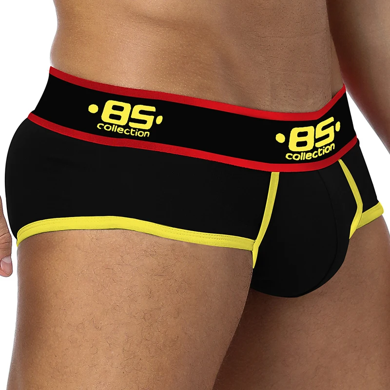 4PC/LOT Men Briefs Sexy Underwear Male Underpants Men's Sexy Breathable Brief Pants Comfortable Men Briefs Underwear Cotton