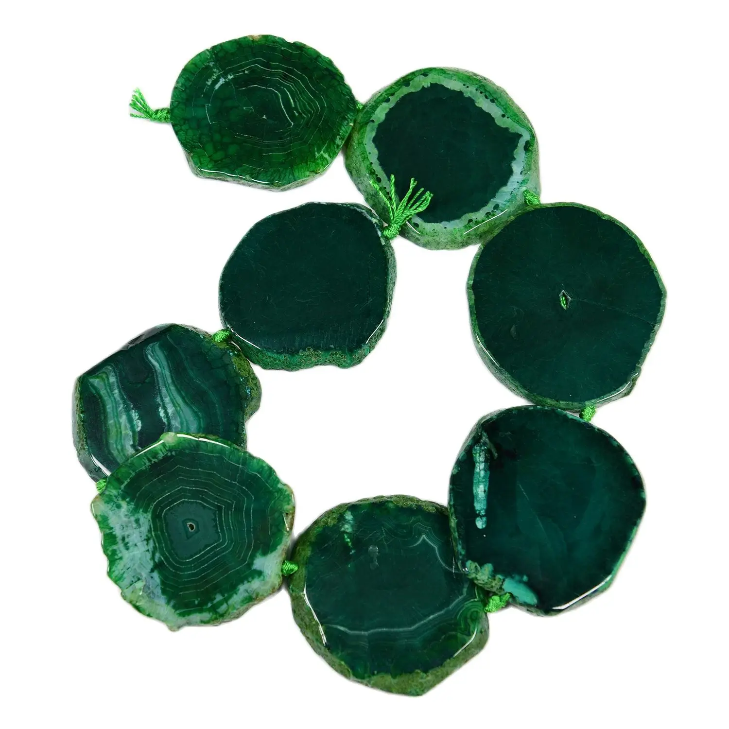 

APDGG Big Green Agate Freeform Large and thin slices Cut Oval Peace buckle Real Gems Stone Slab Loose Beads Jewelry Making DIY