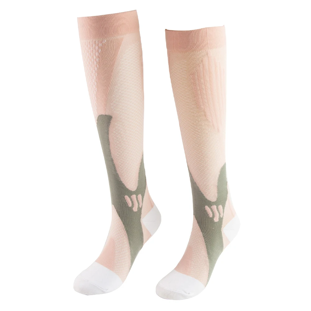 Для бега езды на велосипеде носки с варикозным расширением вен для зеленые