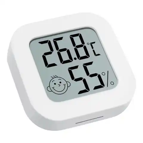 Комнатный Термогигрометр, цифровой измеритель температуры и влажности, по Цельсию/Фаренгейту, для умного дома
