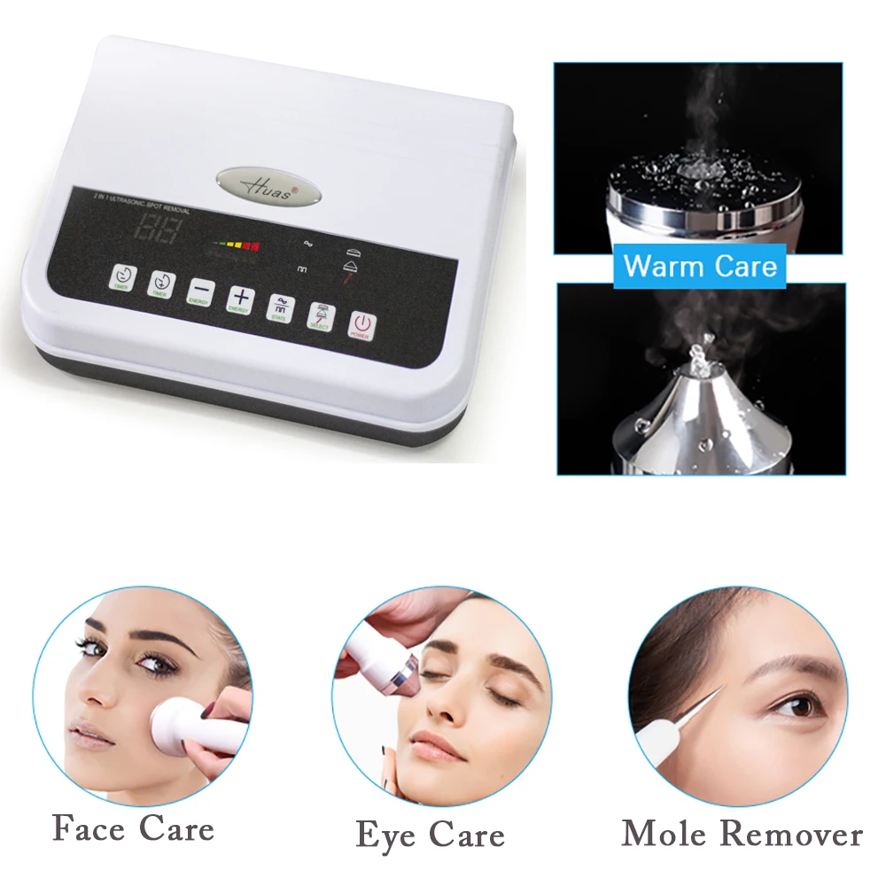 Ультразвуковая косметическая машина 2 в 1 ультразвуковой массажер для лица и тела