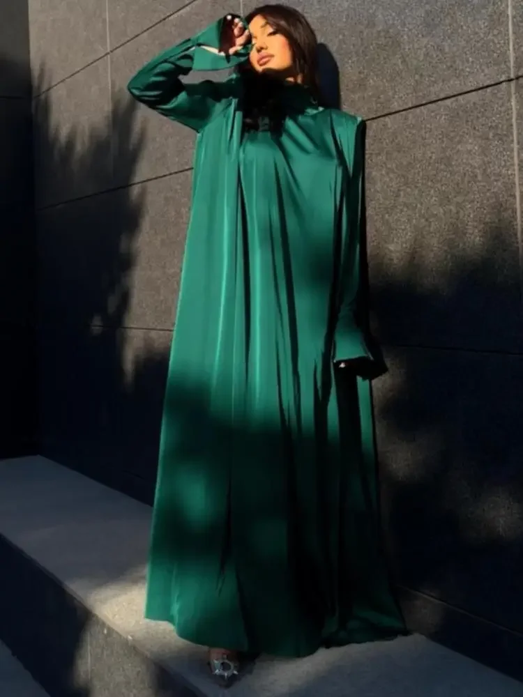 Krismile элегантное вечернее мусульманское платье с высоким воротом для женщин