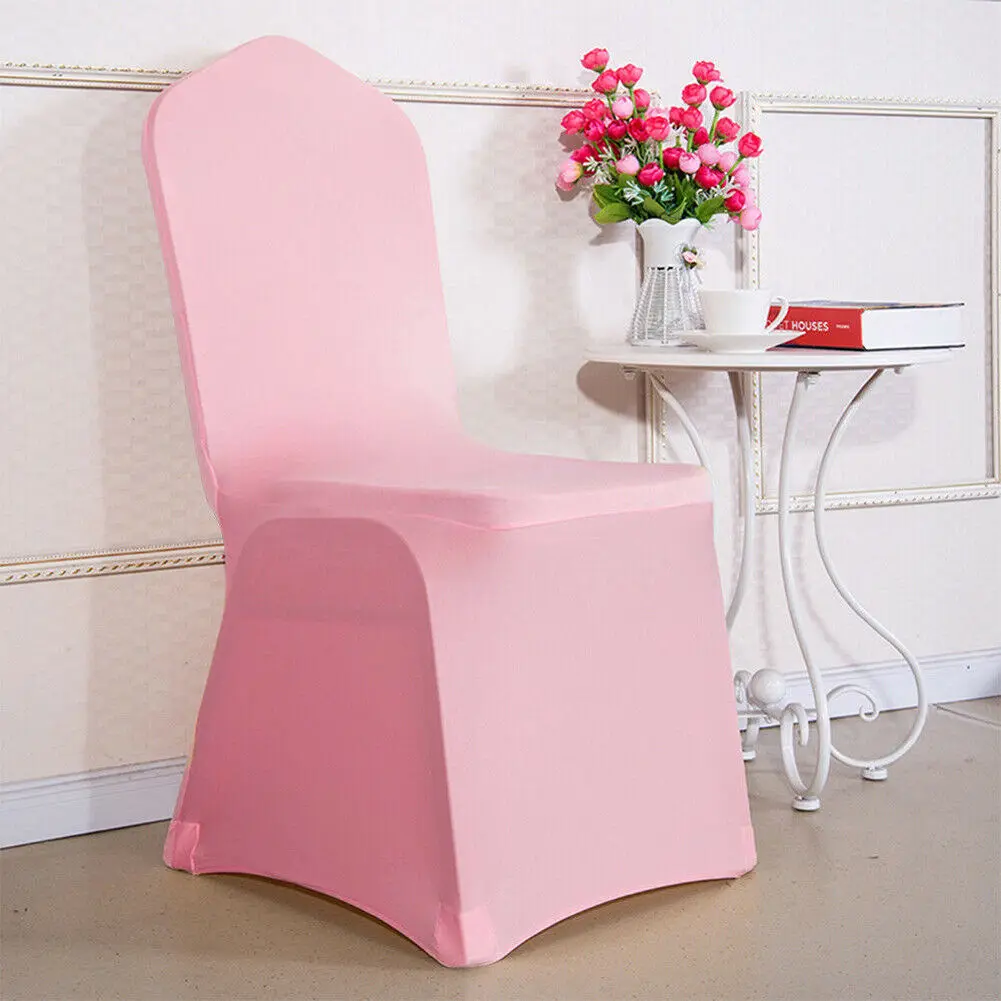 

Chair Covers Pure Color Modern Minimalist Style Stretch Slipcover Wedding Banquet Party Decoration