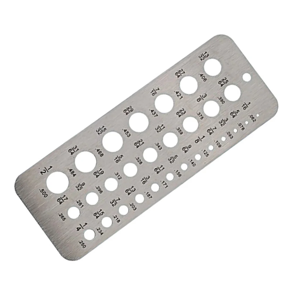 Набор Сверл Из Нержавеющей Стали С 29 Отверстиями. Высококонтрастная Маркировка.