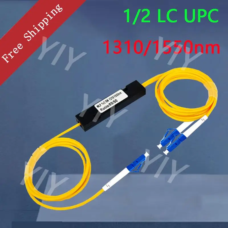 

Fiber Optic FBT Splitter LC/UPC Connector 1x2 SM 1310/1550nm Free Shipping