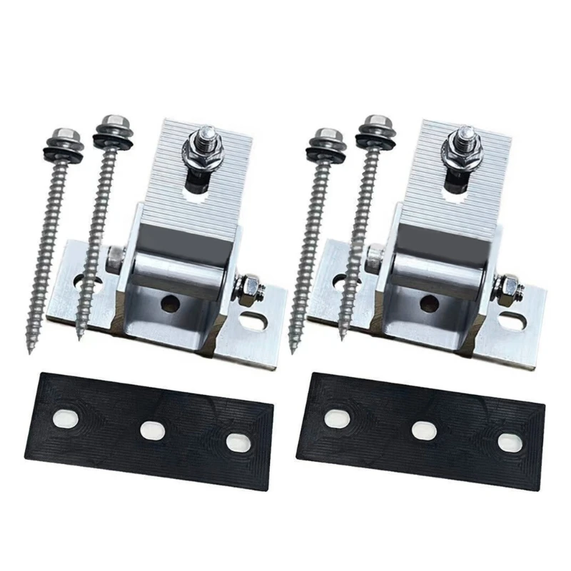 

Adjustable Angle Solar Panel Mounting Frame Brackets Shed Boats Ground Mount Dropship