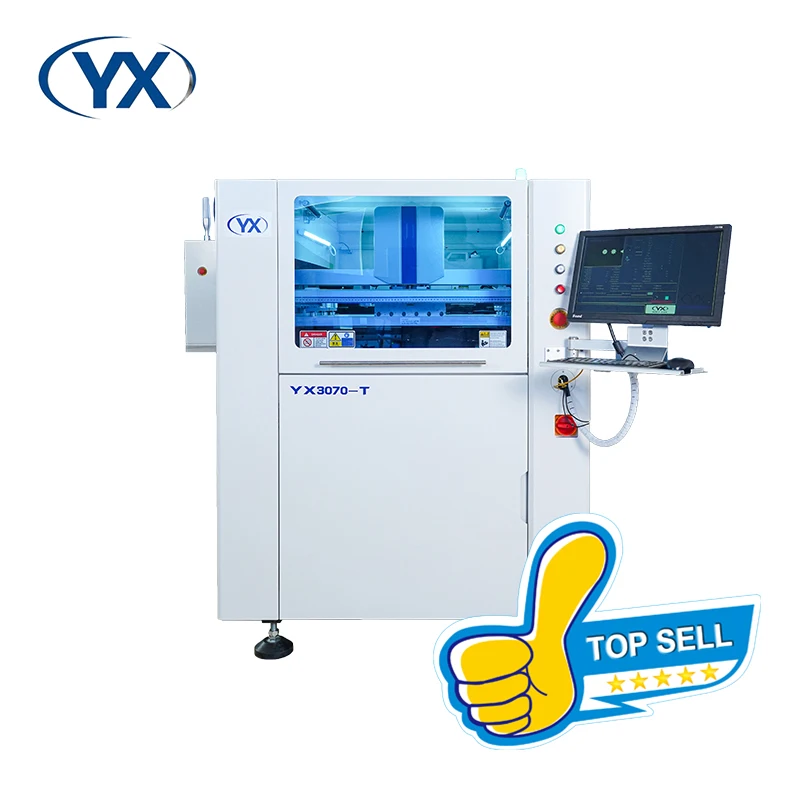 

Moderate Price YingXing LED Fully Automatic YX3070-T PCB Solder Paste Stencil Printing Machine For SMT Assembly Line