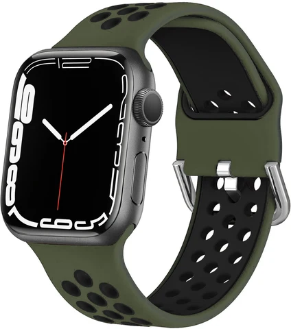 Силиконовый ремешок CRESTED для Apple Watch