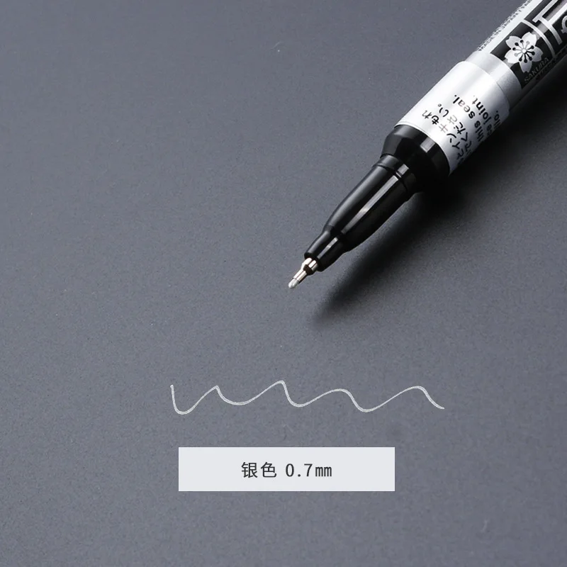 

Серебряные и золотые перманентные металлические маркеры 0,7/1,0/2,0 мм