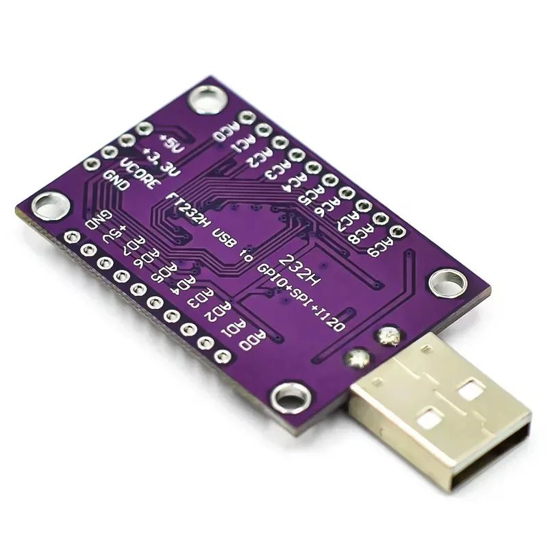 Фото MCU FT232H USB к JTAG UART FIFO SPI I2C Высокоскоростной многофункциональный модуль последовательного порта FT232H №4