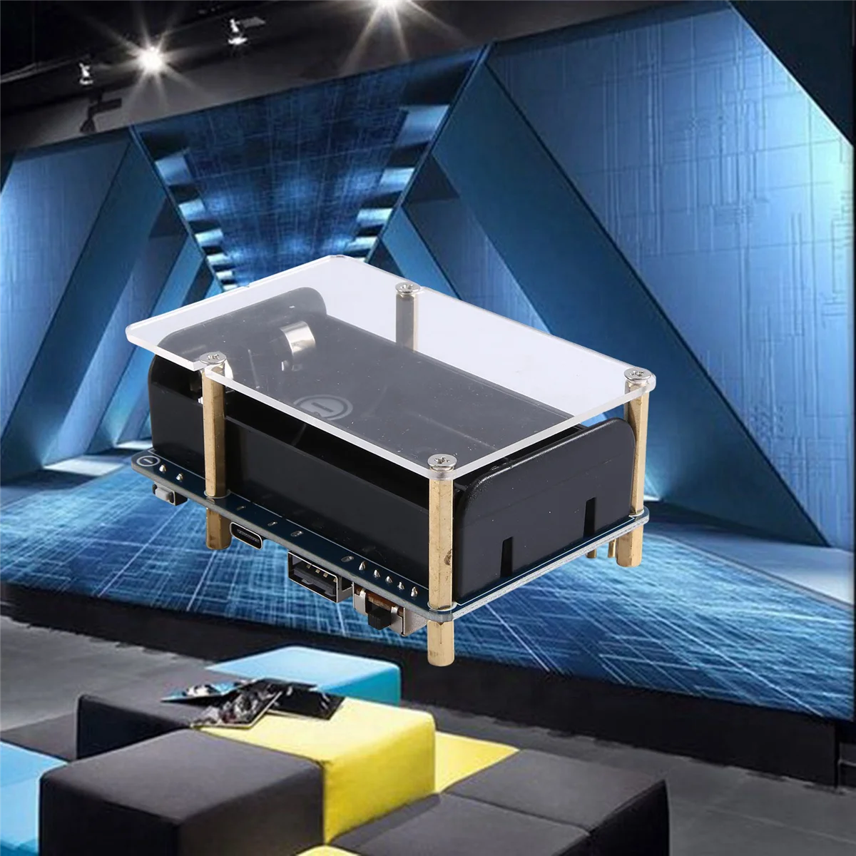 Для Raspberry Pi Модуль бесперебойного питания ИБП Емкость Наперсток Зарядка Разряд 5