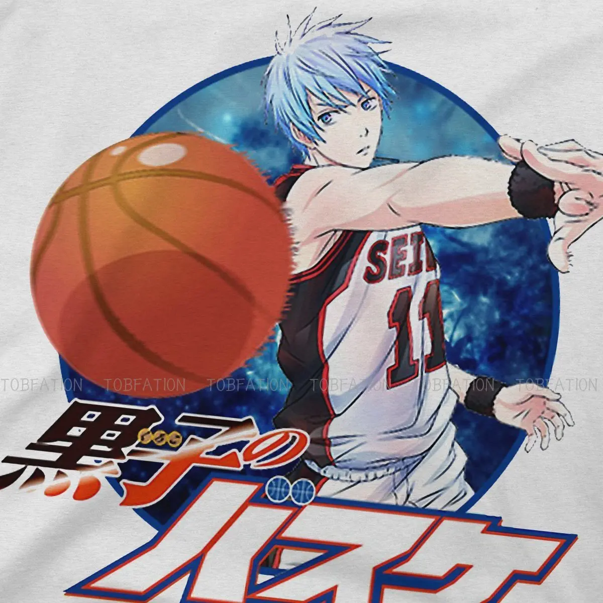Футболка Kuroko без корзины из чистого хлопка с аниме