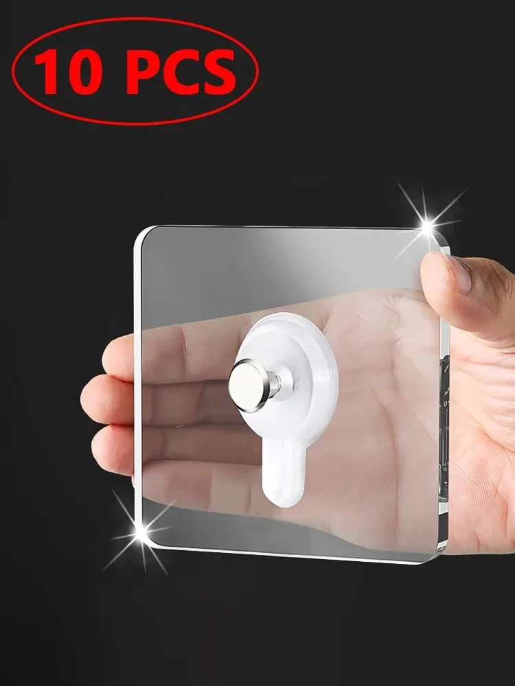 Без перфорации Vinto Window Clings 10 упаковок наклеек на стену с искусственными крючками