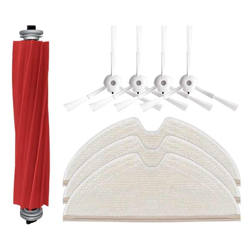 

8PCS Hepa Filter Side Brush Mop Cloths For Xiaomi Roborock T8 For Roborock Vacuum Cleaner Parts Accessories