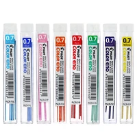 0 7mm pilot color eno mechanical pencil lead redvioletbluelight bluegreenyelloworangepink 8 tubespack 1 of each color