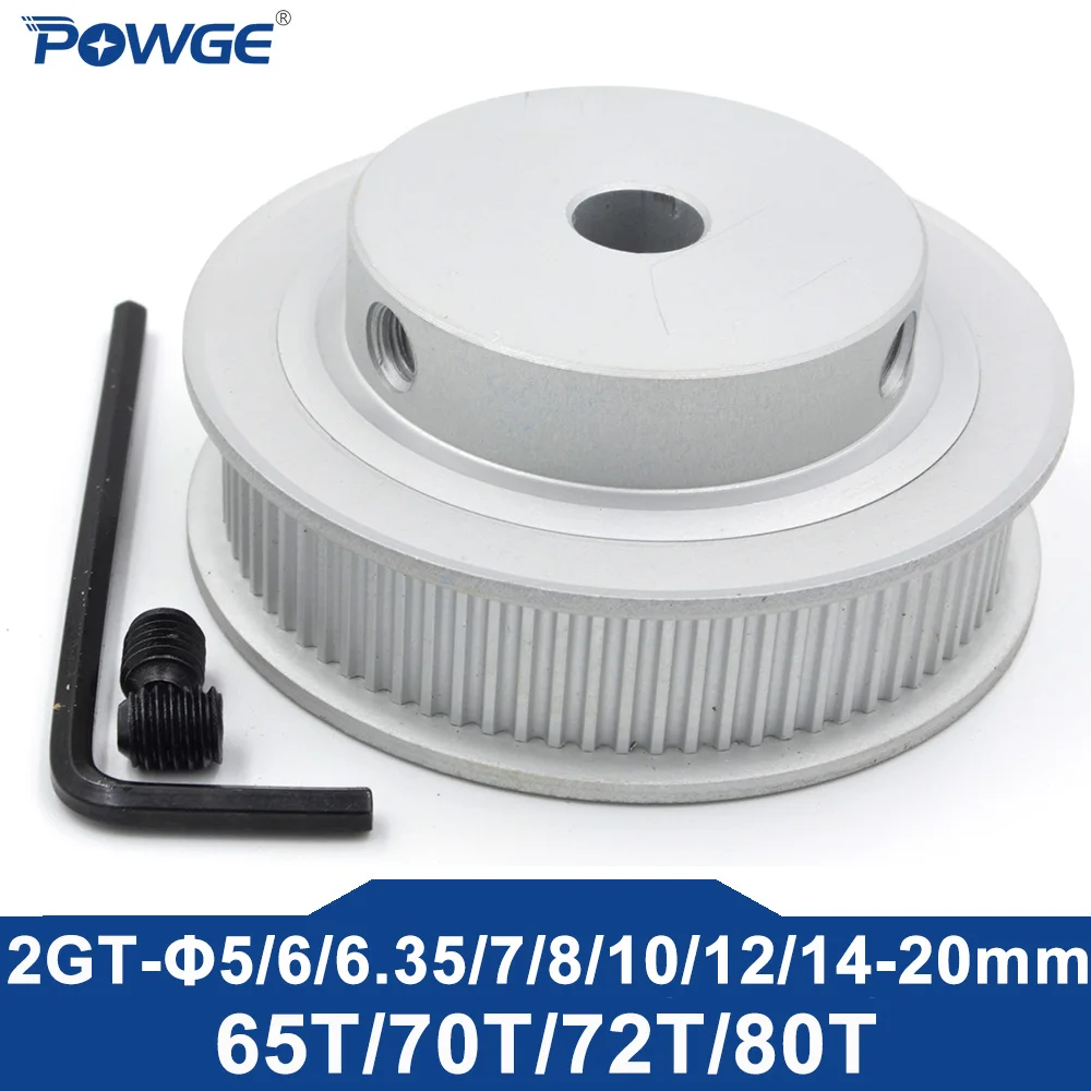 

POWGE 80T 2GT Шкив ГРМ из алюминиевого сплава