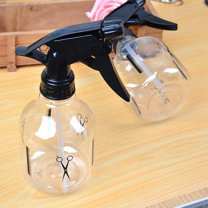 250ML Hairdressing Spray Bottle Salon Barber Hair Tool Water Sprayer Transparent Make-up Style Portable Plastic Spray Bottle