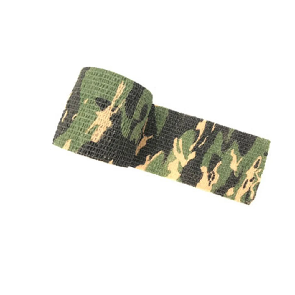 

Stealth Wrap Camo Tape Bandage Non-woven Fabric Self-adhesive 4.5m * 5cm 1/12 Roll Hunting Reduce Glare Replacement