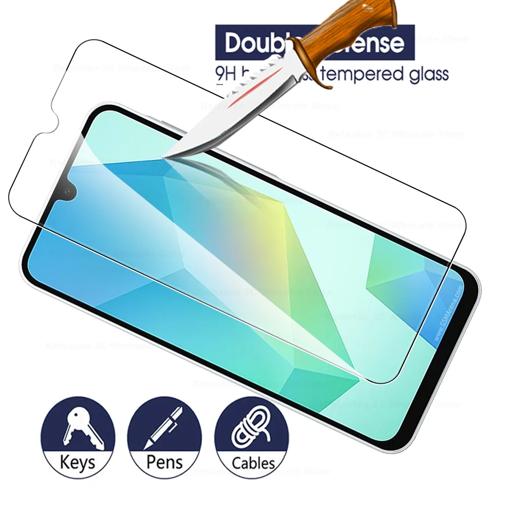 Защитная пленка для экрана 4 в 1 Samsung Galaxy A06 чехол из закаленного стекла Samsng Samsun A 06