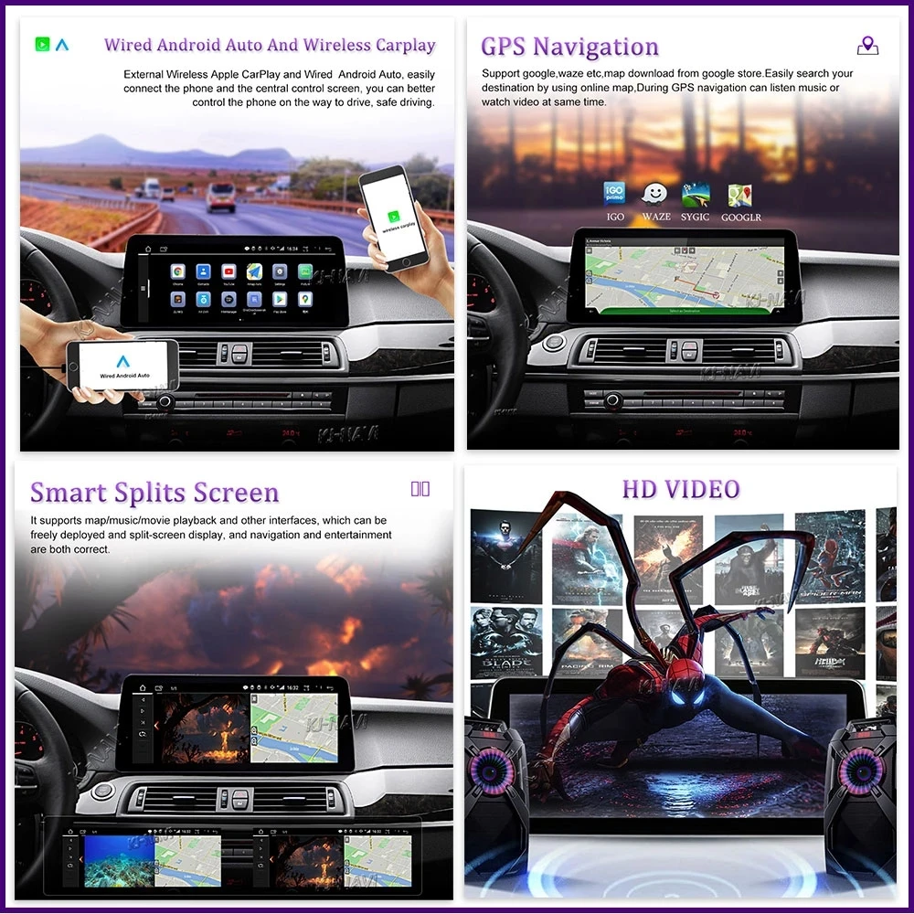 Android 12 System For BMW E81 E82 E87 E88 2004-2012 Car Multimedia Player WIFI SIM Carplay BT IPS Touch Screen GPS Navi Stereo images - 6