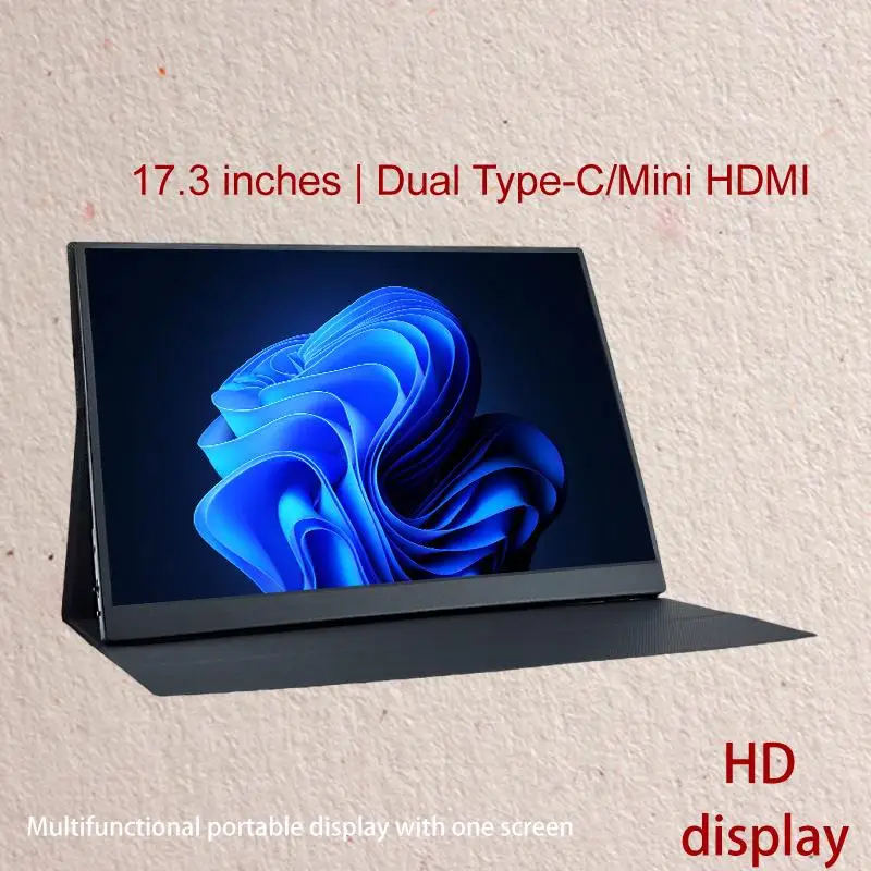 

Ultimate Gaming Experience: 17.3-Inch Portable Display for PS5/SWITCH, Mobile Computer, Esports, and External Expansion Screen