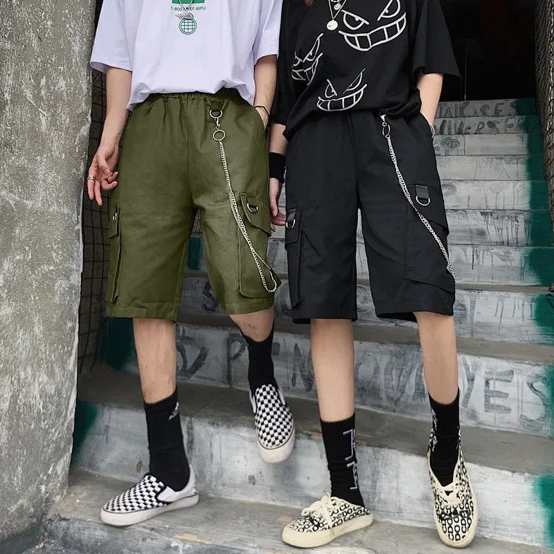 

Korean Style Aliens Harajuku Casual Loose Straight Jogger Bike Shorts Female High Waist Summer Sports Running Vintage Hot pants